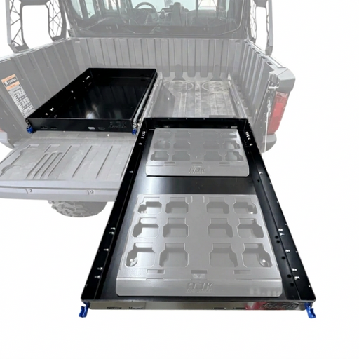 Polaris Ranger 1500XD Bed Drawer by AJK Offroad Extended Drawer with No Gear