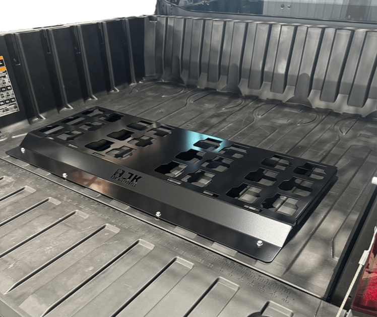 Polaris Ranger 1500XD Rear Packout Mount Installed but Empty Right View