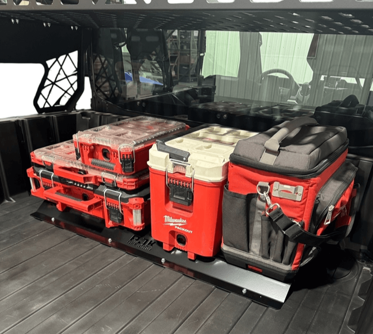 Polaris Ranger 1500XD Front Packout Mount with Multiple Kits Right Side View