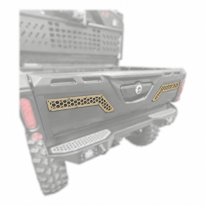 Tailgate Rear End Defender Can-Am Defender HD10 Tailgate Accents — AJK Offroad