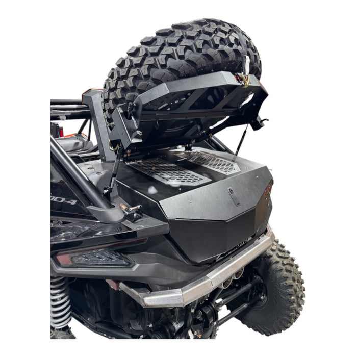 CF Moto Z-10 Flip Up Spare Tire Carrier