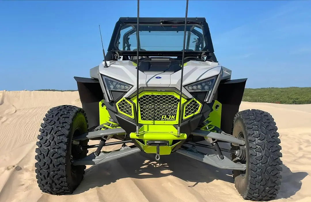 polaris utv in sand