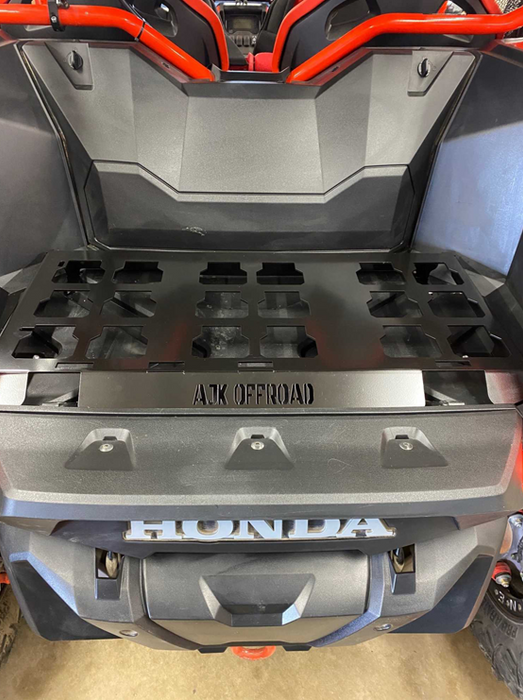 Honda Talon Milwaukee Packout Mount 1.5 by AJK Offroad Installed In Vehicle with no kits