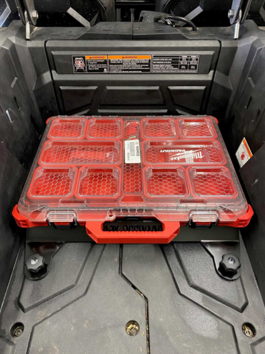 POLARIS RZR Packout Mount Short by AJK Offroad with one flat Kit