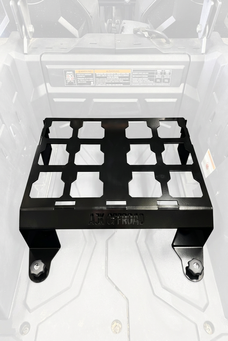 Polaris RZR Packout Mount Tall by AJK Offroad Front View