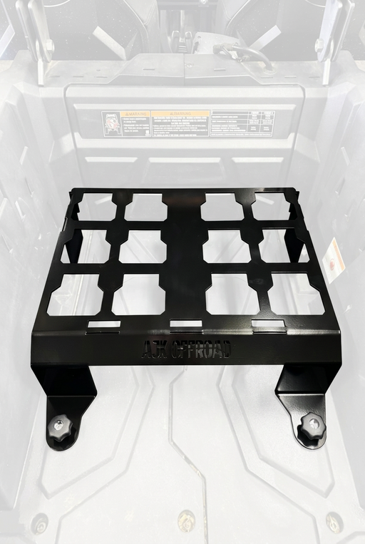 Polaris RZR Packout Mount Tall by AJK Offroad Front View
