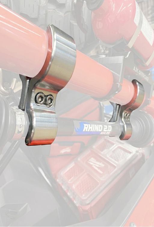 SXS Billet Aluminum Axle Holder  AJK Offroad 1.75" Raw Aluminum 