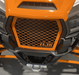 Kawasaki KRX Front Grill by AJK Offroad in Orange Front View