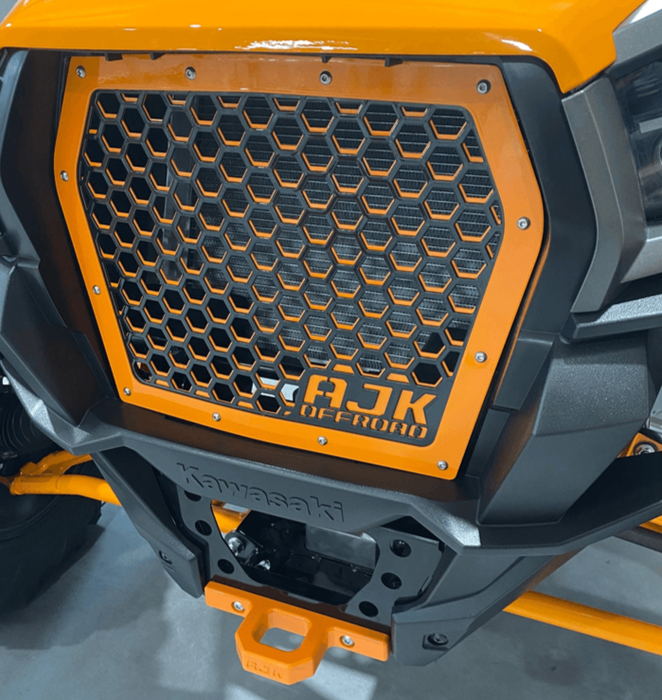 Kawasaki KRX Front Grill — AJK Offroad Kawasaki KRX Front Grill — AJK Offroad