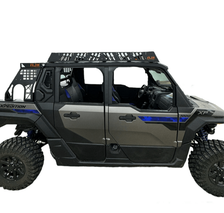 Polaris Xpedition Roof Rack by AJK Offroad Far Right Side Eye Level View