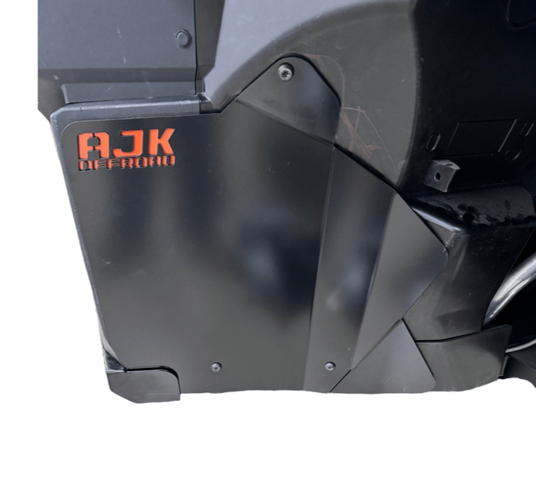 Polaris Xpedition Inner Fender Guards by AJK Offroad Passenger Side Straight on Close Up
