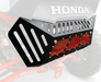 Honda Talon Exhaust Cover by AJK Offroad in Black Far Side Left Front View