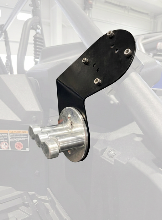 Kawasaki KRX Rotopax Mount by AJK Offroad Installed