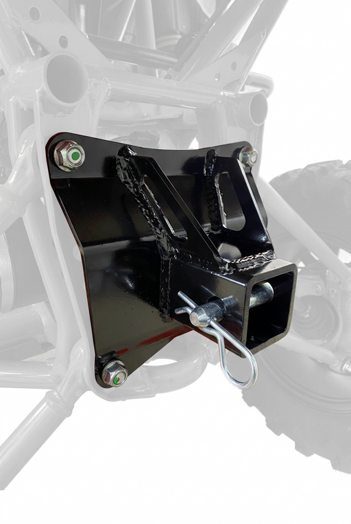 Honda Talon Hitch by AJK Offroad Installed on Left Side
