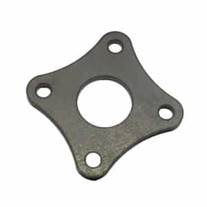 mounting plate for tubing