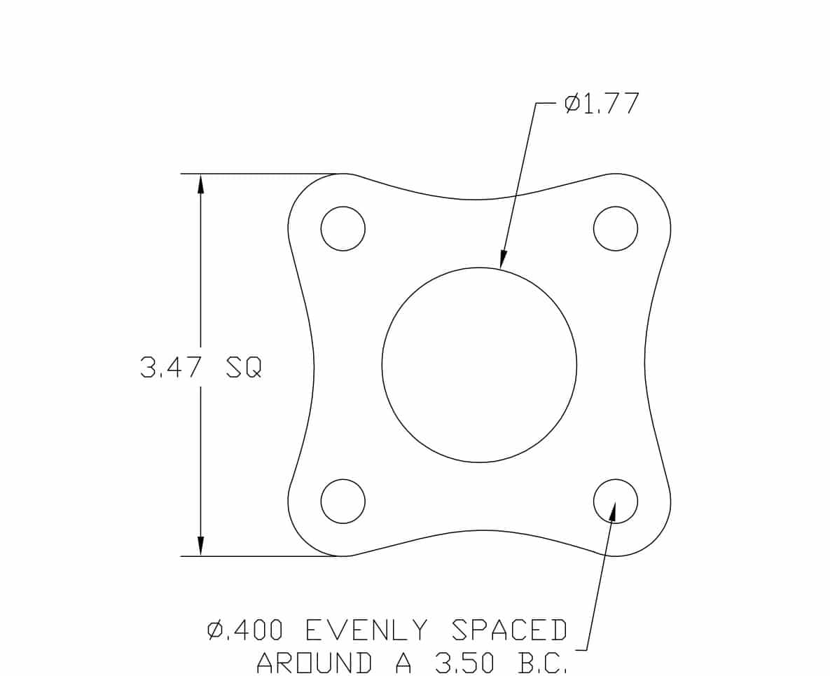 mounting plate spec sheet